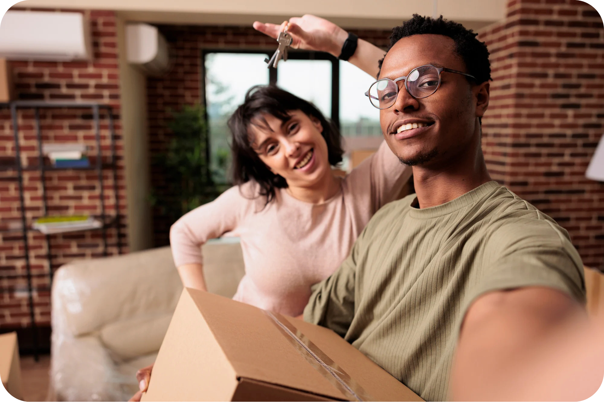 husband-wife-buying-new-apartment-having-house-keys-celebrate-relationship-event-being-property-homeowners-moving-real-estate-flat-together-bought-mortgage-loan-rounded husband-wife-buying-new-apartment-having-house-keys-celebrate-relationship-event-being-property-homeowners-moving-real-estate-flat-together-bought-mortgage-loan-rounded